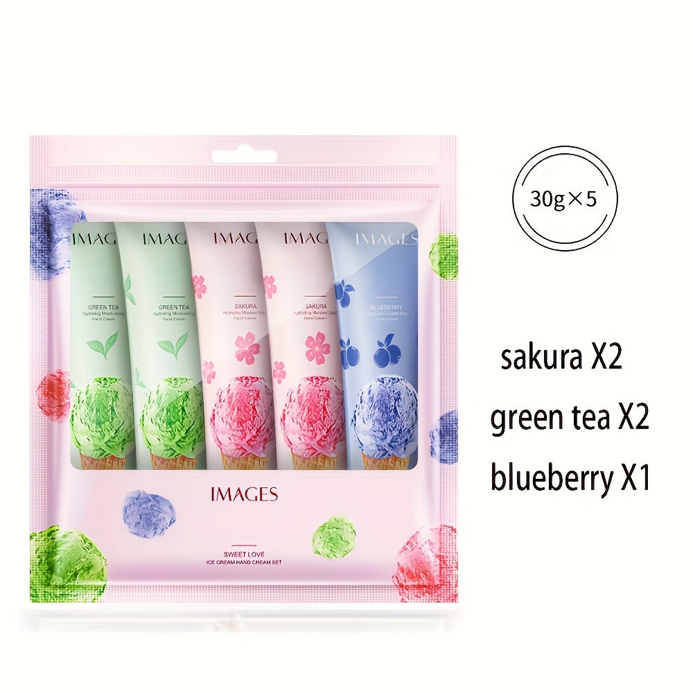 Fragrance Hand Cream Set - Moisturizing & Nourishing, Reduces Dry Hands