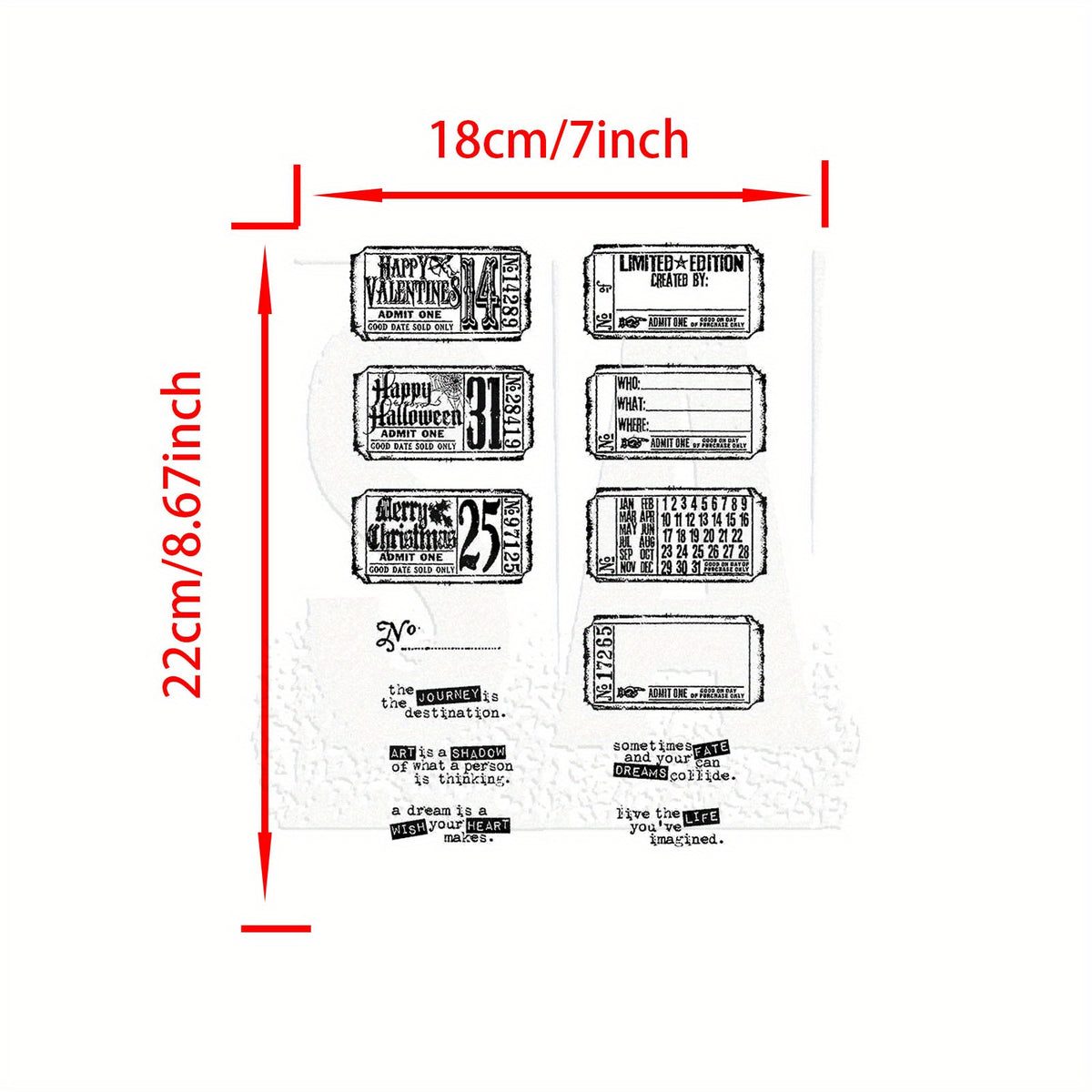 1pc Ancients Stamps Scrapbook Paper Craft Album Card Punch Art Stamps