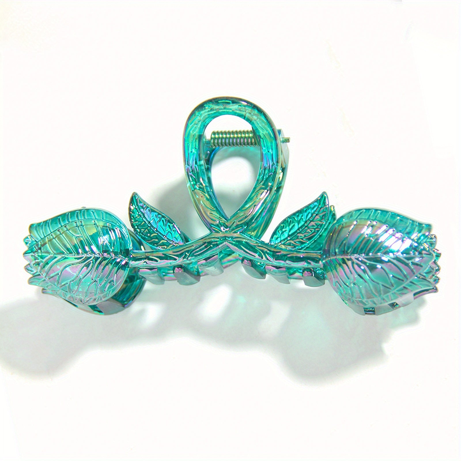 Tulip Hair Claw Banana Clip Flower Charm Hair Accessory
