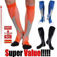 20-30mmHg Compression Golf Sport Socks Medical Nursing Prevent Varicose Veins