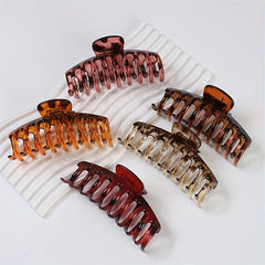 5pcs Frosted Hair Claw Women's Shark Claw Combination Set