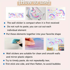 2pcs Peach Blossom Bird Wall Stickers for Living Room Bedroom