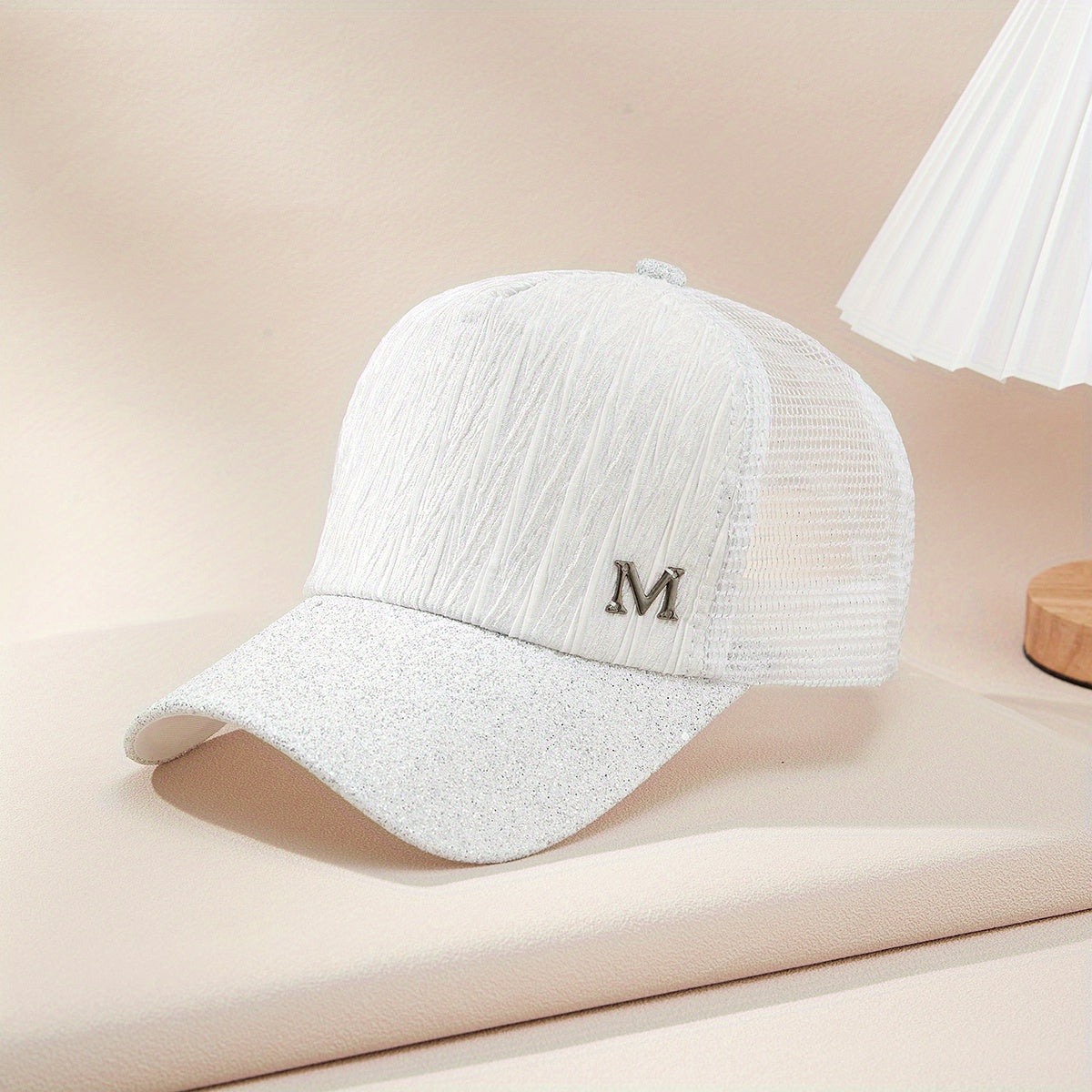 Solid Trucker Hat Casual Mesh Baseball Cap Unisex Couple Dad Hat
