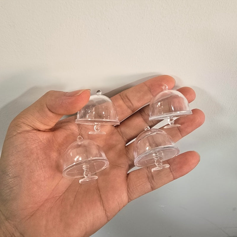 Dollhouse Transparent Tray with Lid Set - Kitchen Decor
