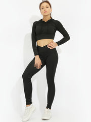 Women's Cross Waistband Yoga Leggings Butt Lifting Fitness Pants