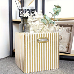 2pcs Non-woven Storage Box Metal Handle For Finishing Clothes Toys Sundries