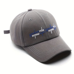 Letter Embroidery Unisex Baseball Cap Solid Dad Hats Sports