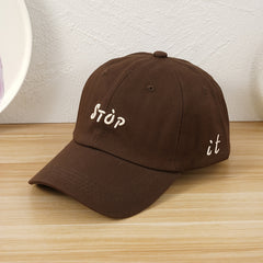 Letter Baseball Cap Unisex Sun Hat Outdoor Casual Style Girl Presents