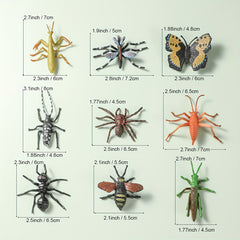 12pcs Realistic Insect Animal Model Set Educational Mini Animals
