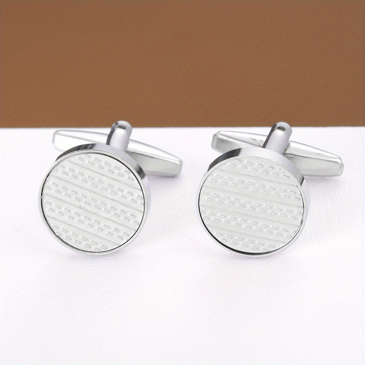 Romantic Round Cufflinks Business For Men
