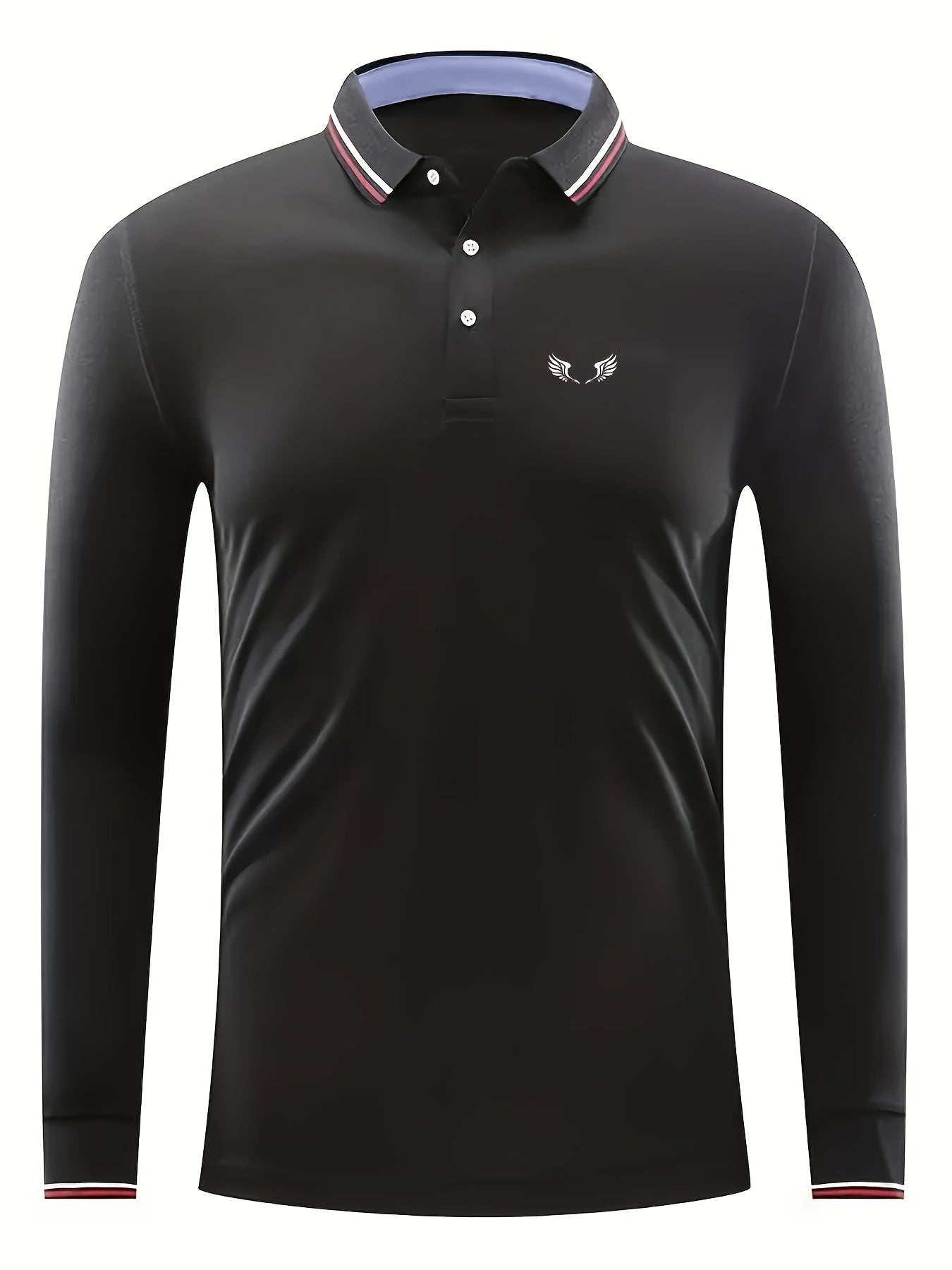 Men's Long Sleeve Lapel Sports Shirt Top For Spring Fall Winter