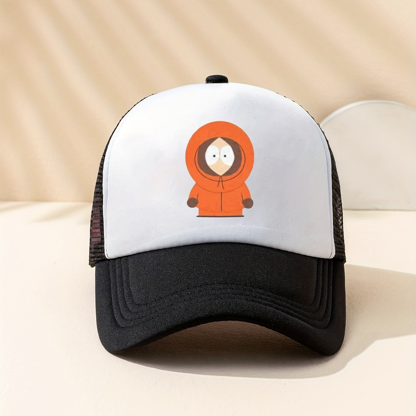 Girl Printed Trucker Hat Bright Mesh Baseball Cap Dad Hats Women