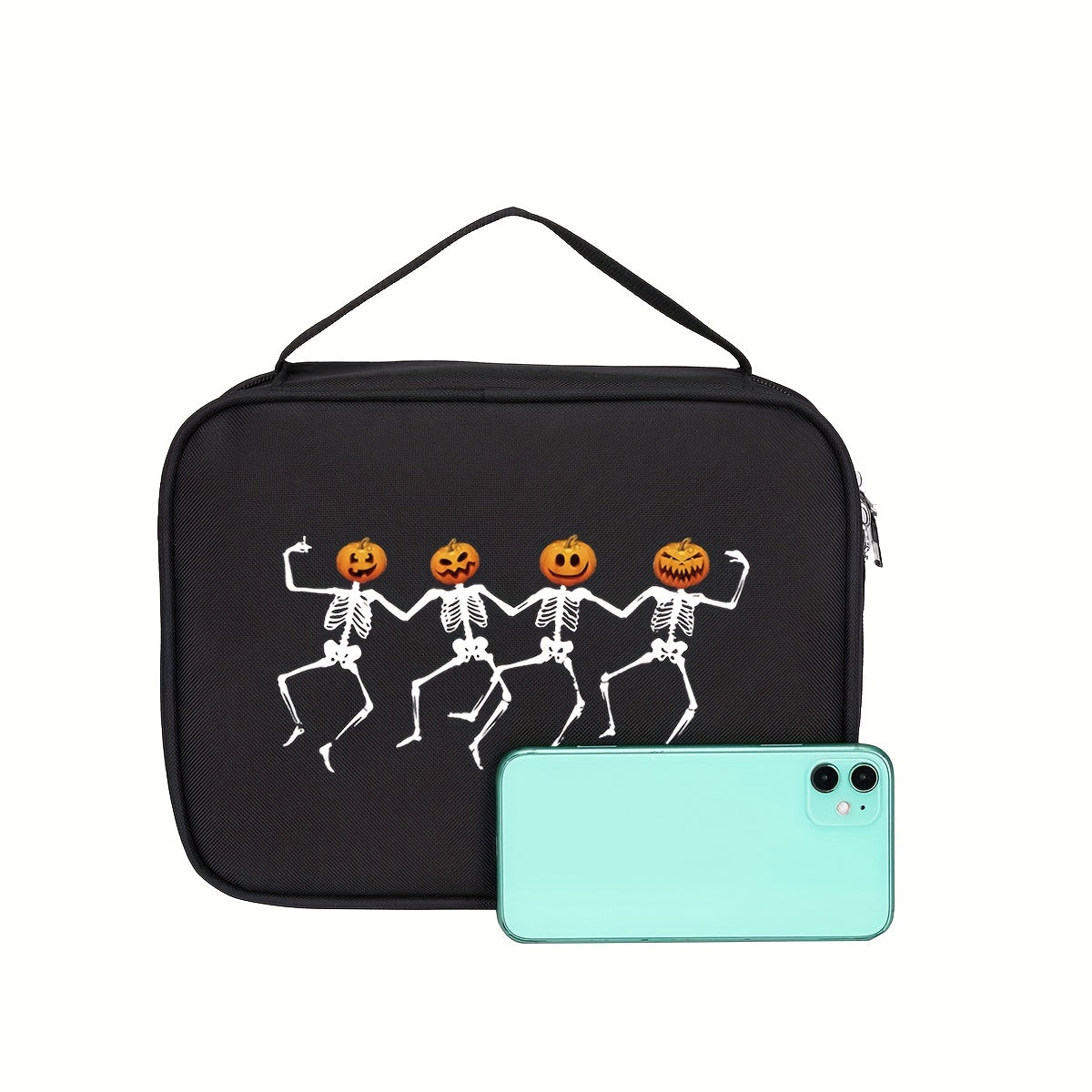 Halloween Printed Bible Bag Casual Visually Appealing Versatile Handbag