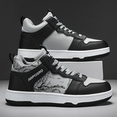 Men's Non-Slip Lace Up Skate Shoes for Outdoor Activities