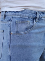 Men's Ripped Denim Shorts for Spring & Summer