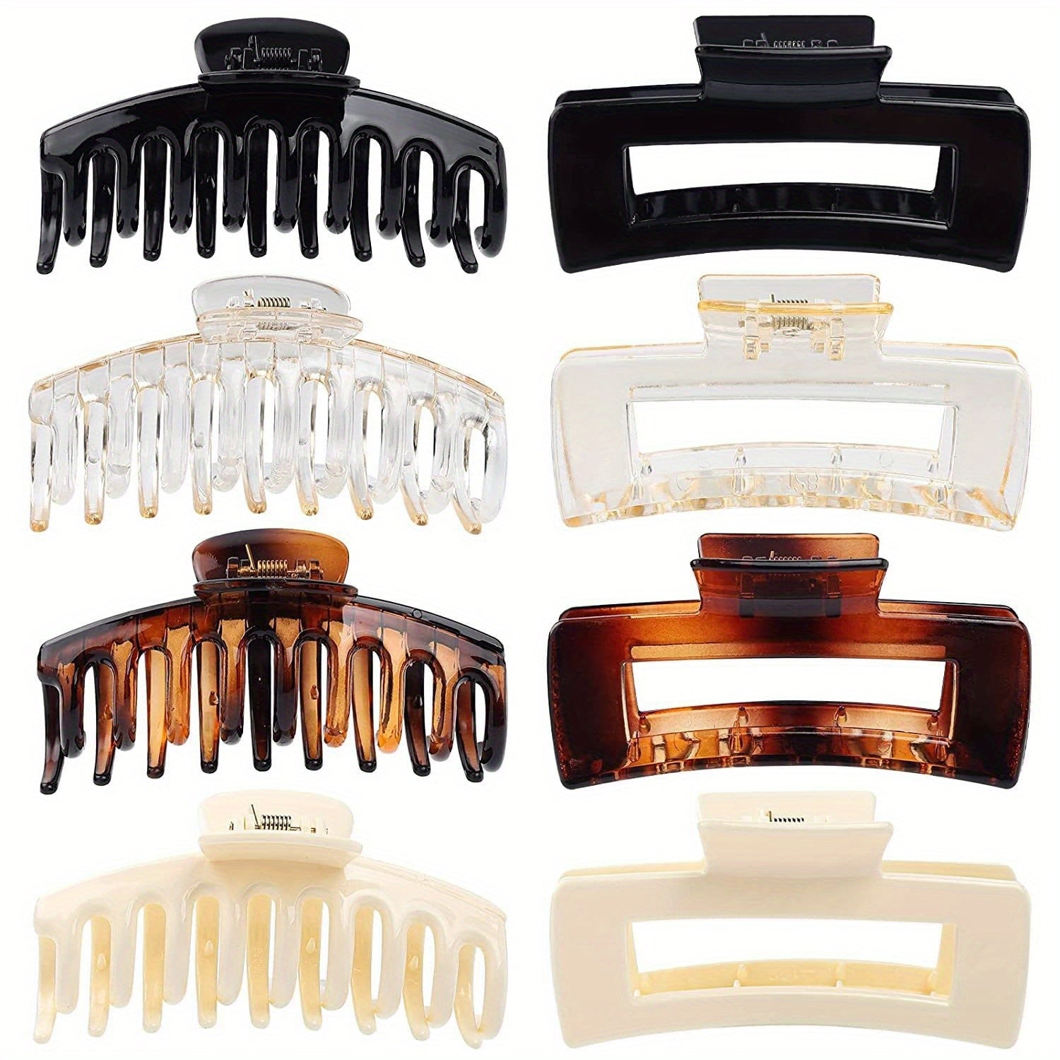 Hair Claw For Women And Girls Solid Shark Claw