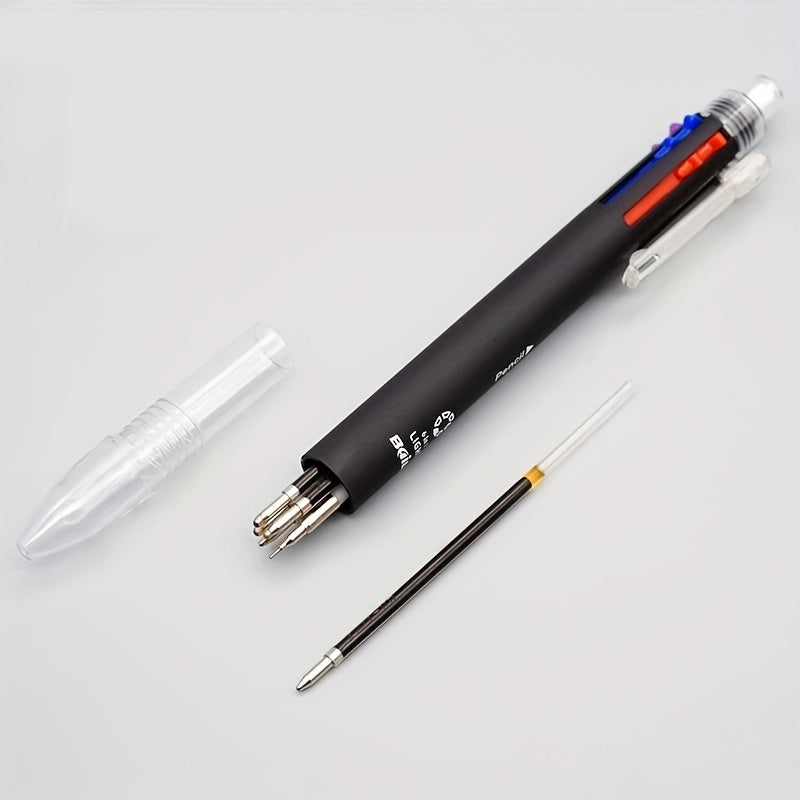 8pcs 6 In 1 Multicolor Ballpoint Pens Set