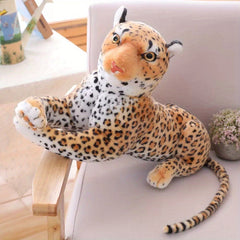 Realistic Money Leopard and Leopard Plush Dolls for Bedroom Ornaments