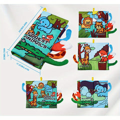 Cloth Art Book & Reading Toy for Kids 0-3 Dinosaurs & Ocean
