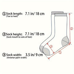 Letter Print Socks Soft Mid Tube Socks Women's Stockings