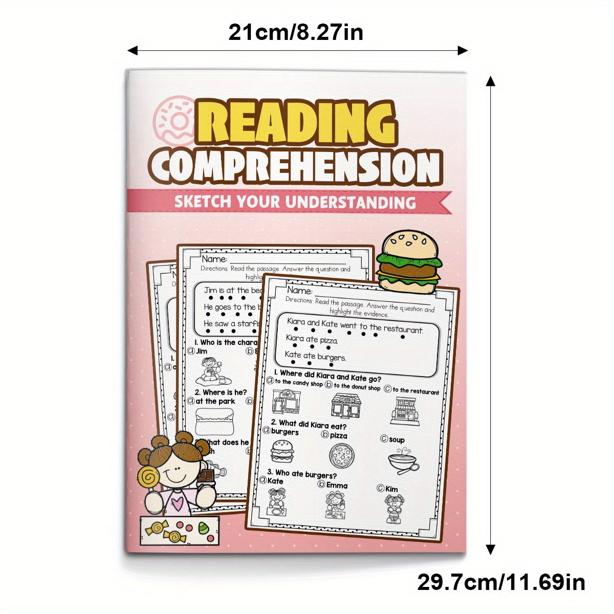 Engaging Comprehension Workbook for Kids Ages 6-12
