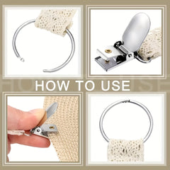 Lace Trim Outdoor Camping Hat Clip