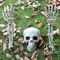 Skeleton Stakes Halloween Decorations Scary Skull Skeleton Hand Bone