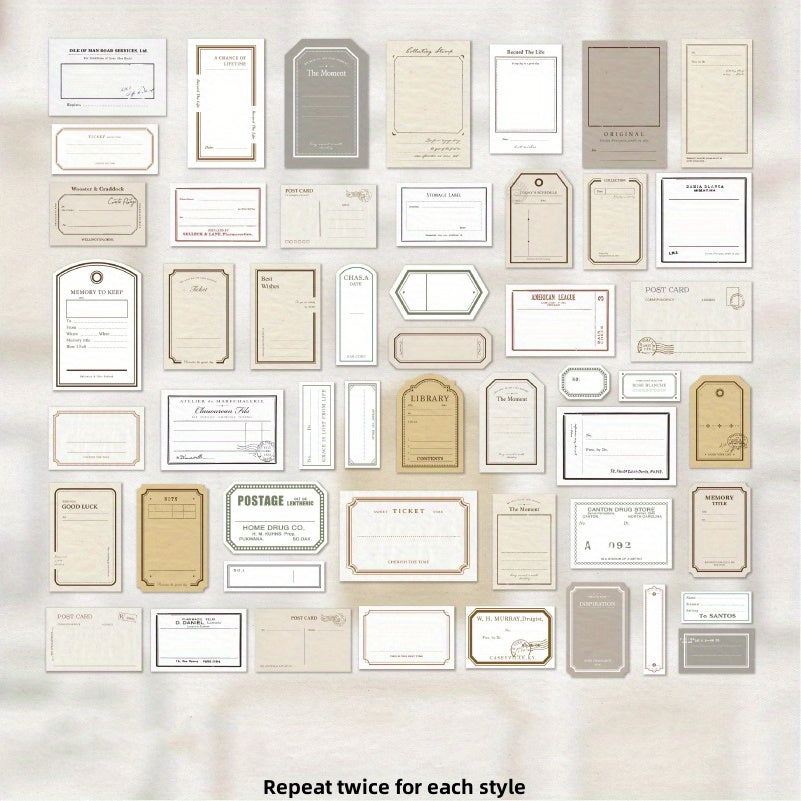 100pcs Corner Of The World Journal Collage Sticker Pack