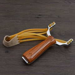 Wood Grain Slingshot Toy for Practice and Sports