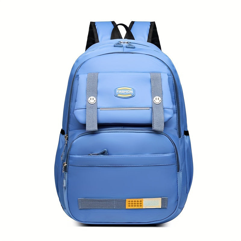 Minimalist Large Capacity School Bag All Match Zipper Backpack