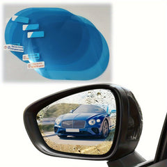 4pcs Car Rearview Mirror Film Rainproof Waterproof Anti Fog Nano Coating