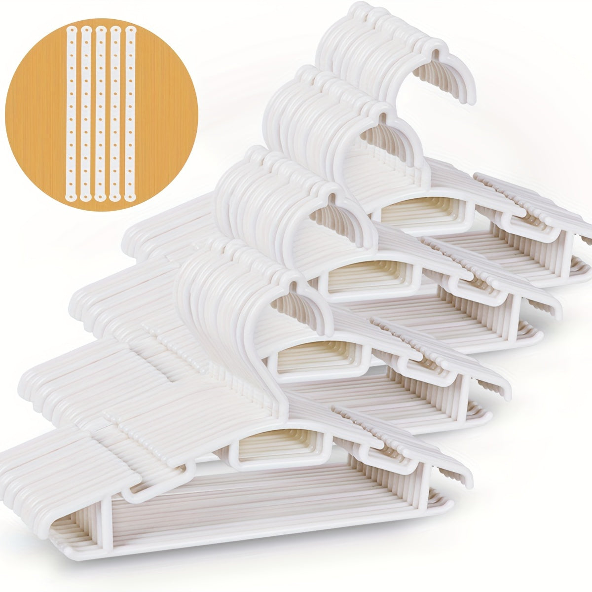 10pcs Children's Hanger Non Slip Nursery Closet Hangers for Baby Clothes
