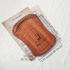 17 String Harpika Lyre Harp: Easy Music Learning