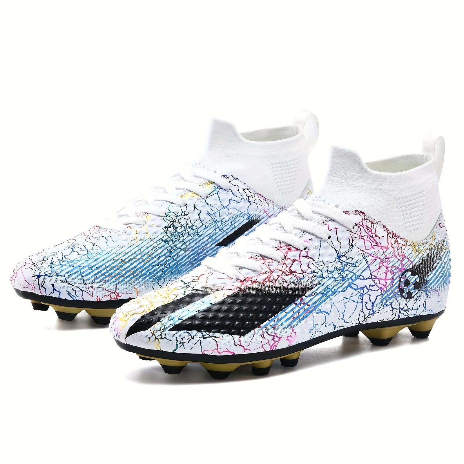 Non Slip Soccer Spikes Cleats Lightweight Turf Soccer Shoes