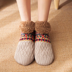 Men's Anti-slip Plush Socks for Winter Home, Snow, and Sleep