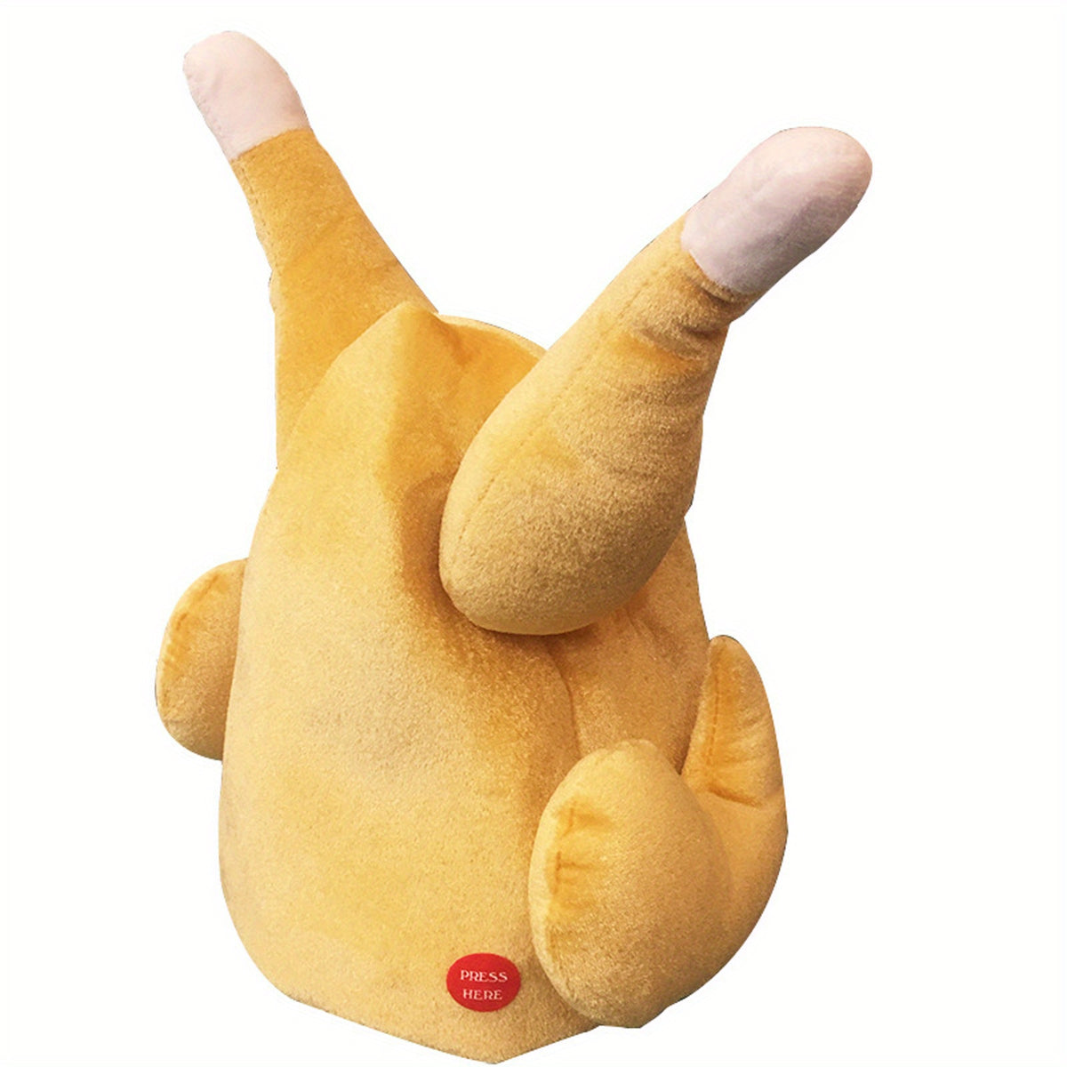Interactive Turkey Hat w/ Moving Eyes & Flapping Wings Plush Feathers Brown