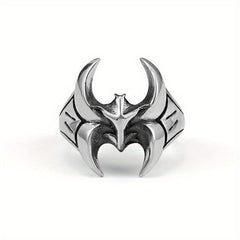 Retro Metal Cold Wind Bat Ring Male Niche Ring Jewelry