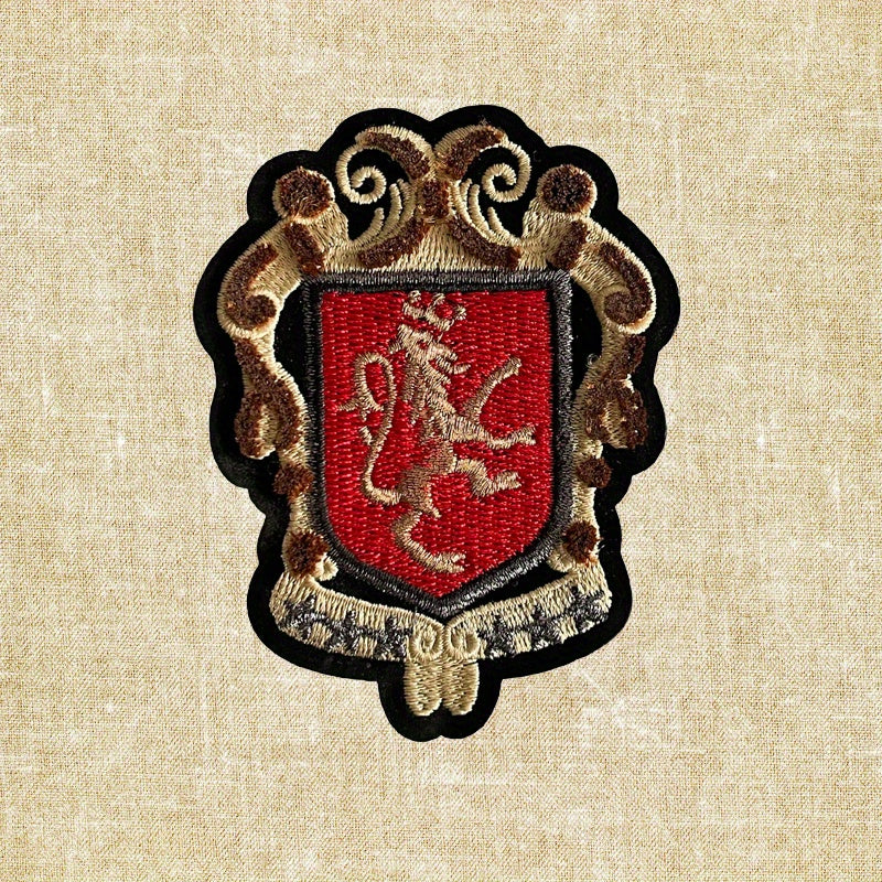 Crown Shield Patch - For Blazers, Jackets & Denim - Hole Repair