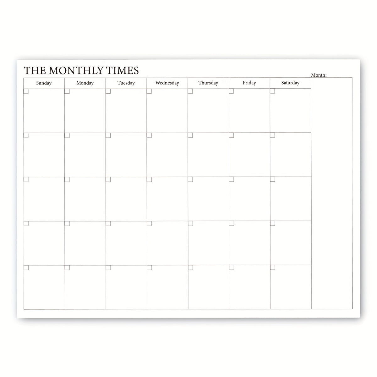 Trees 1pc Monthly Planner 27 21 Planning Pad Undated Desk Calendar