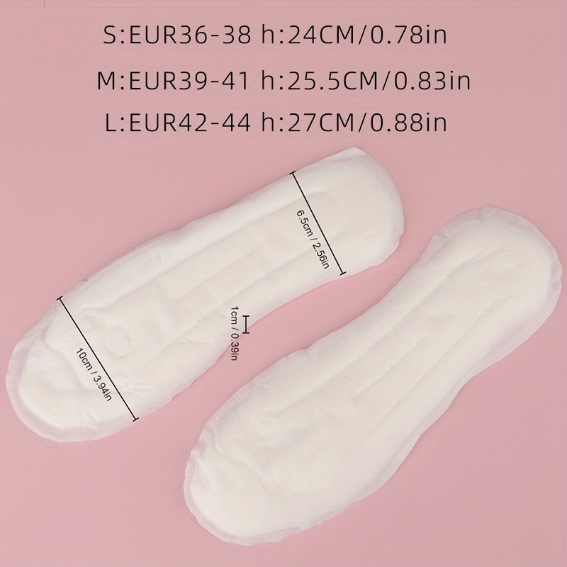 5 Pairs Disposable Cotton Thick Insole for Sweat Absorption
