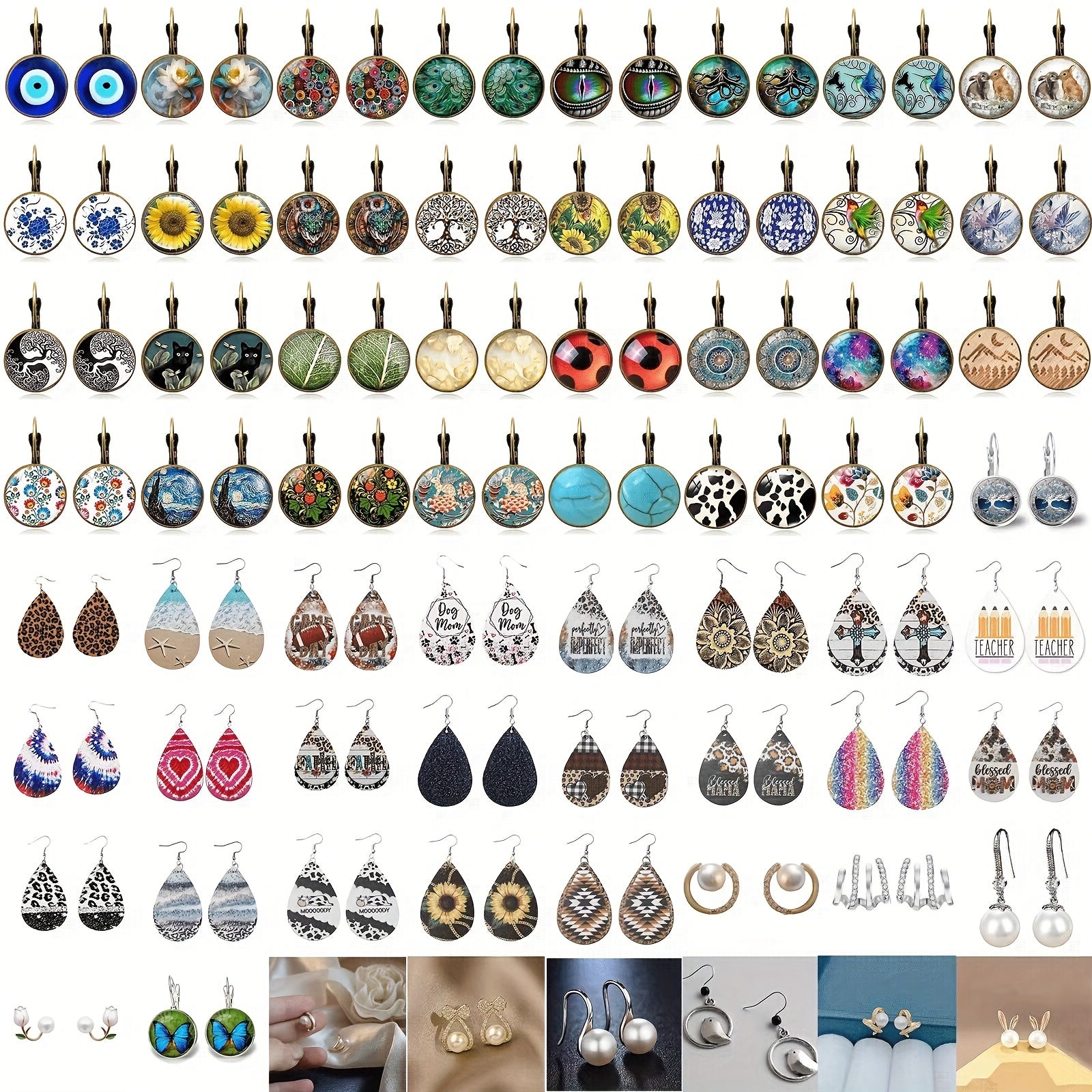 10PCS Random Jewelry Mysterious Gift Bag Pendant Necklace