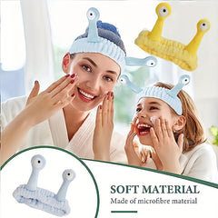 Cartoon Snail Eyes Headband Plush Hair Band Women Girls Elastic Headdress