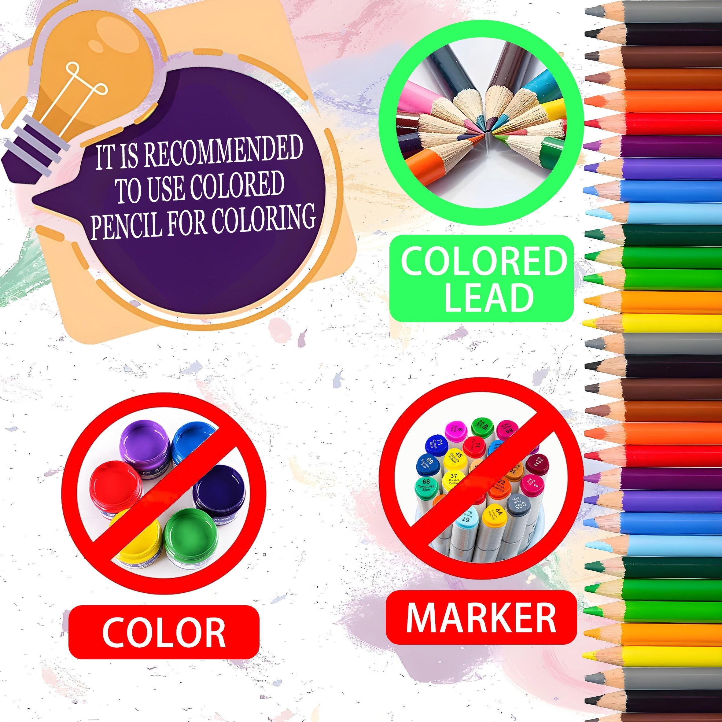 Deluxe Mandala Coloring Book for Adults, 24 Pages, Ideal Gift for Holidays
