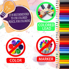 Deluxe Mandala Coloring Book for Adults, 24 Pages, Ideal Gift for Holidays