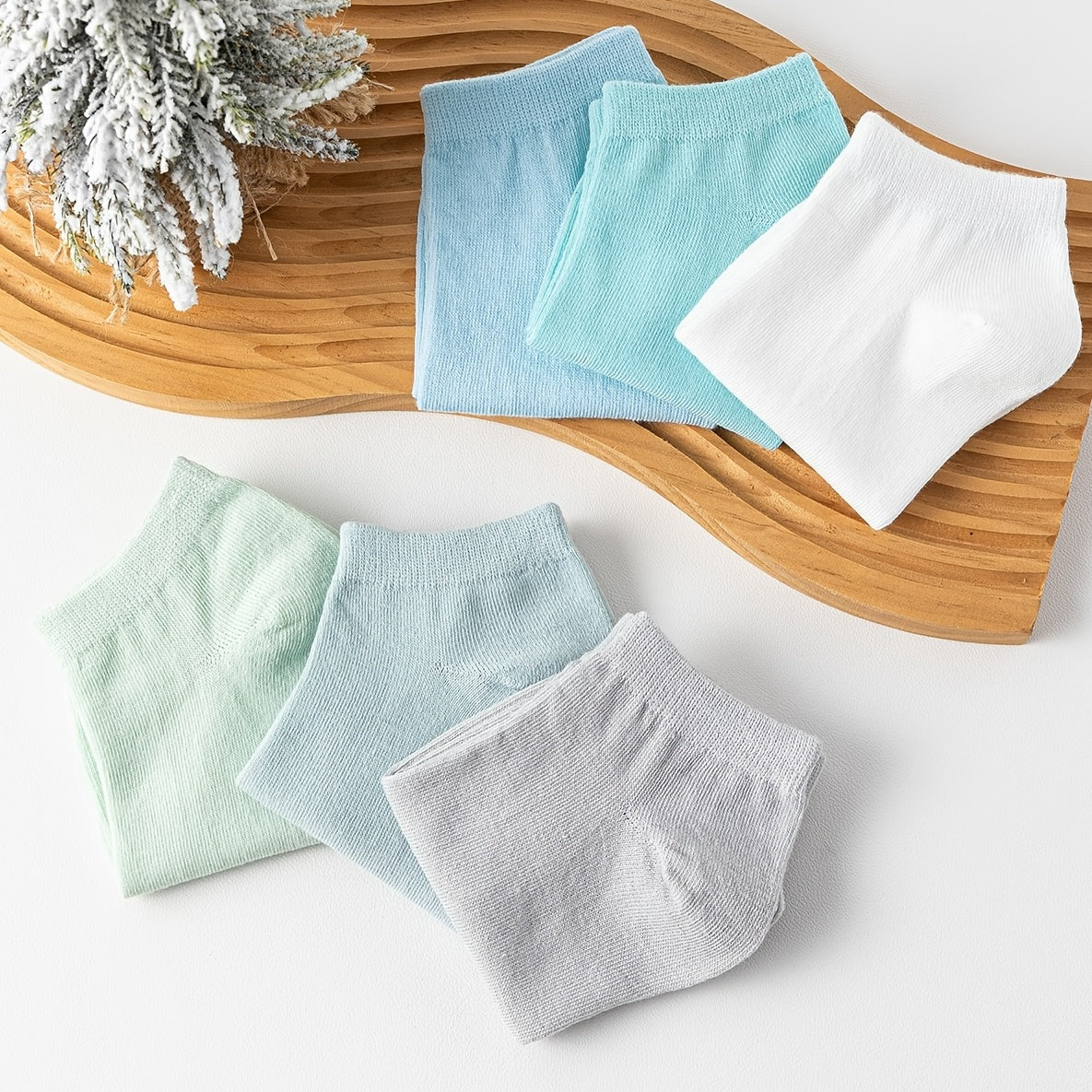 6 Pairs Lightweight Low Cut Ankle Socks Women's Stockings