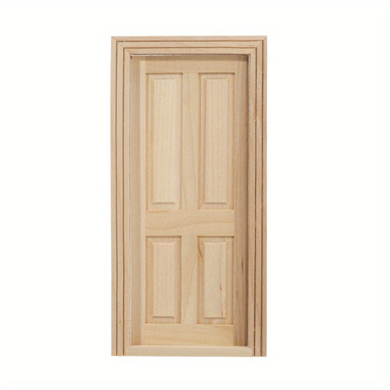 DIY 1:12 Dollhouse Door & Window Kit - Paintable Model Accessories