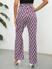 Wide Leg Pants Tie Front Casual Spring Summer Women's Clothing