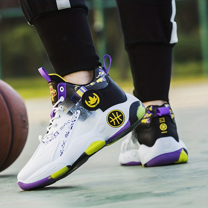 Men's Shock Absorbing Basketball Shoes Non Slip Athletic Shoes