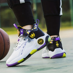Men's Shock Absorbing Basketball Shoes Non Slip Athletic Shoes