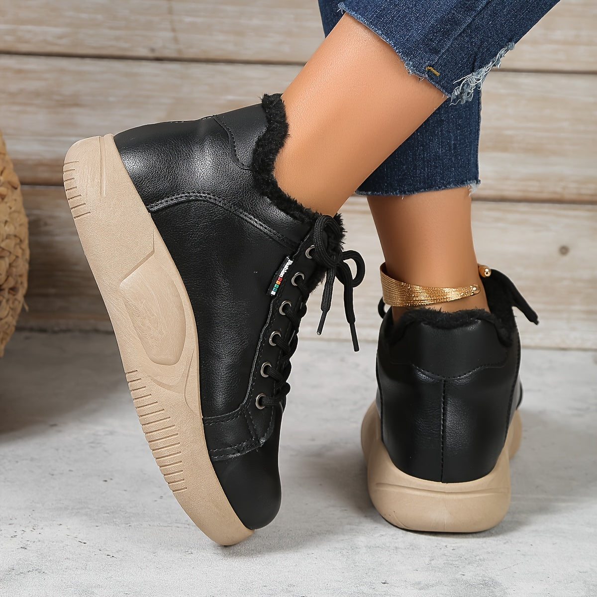 Women's Snow Boots Non-slip Warm Thickened Outdoor Short Boots